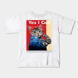 yes i cat Kids T-Shirt